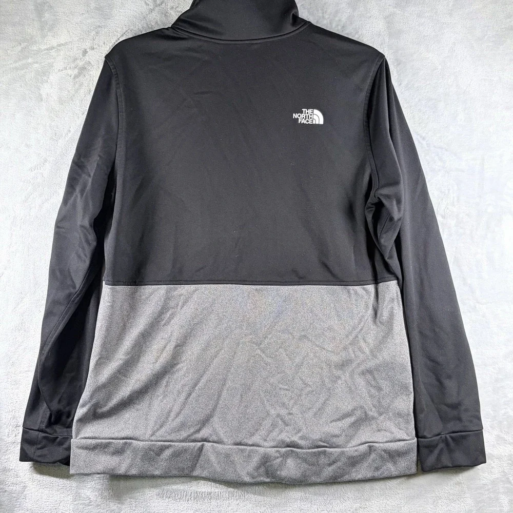 North Face Apex Barrier Soft Shell Jacket Womens Large Black Gray WindWall - Picture 7 of 7